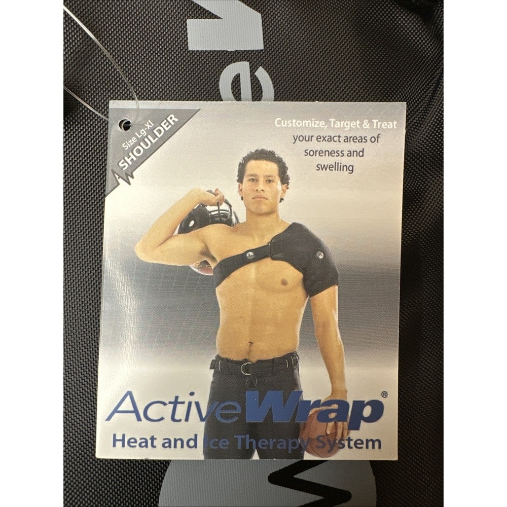 ActiveWrap Large XL Shoulder Ice /Heat System Reusable Packs & Compress Wrap New